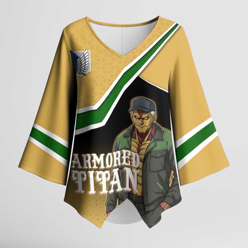 Armored Titan Attack on Titan Kimono Sleeve Blouse Anime Urban Warrior Style