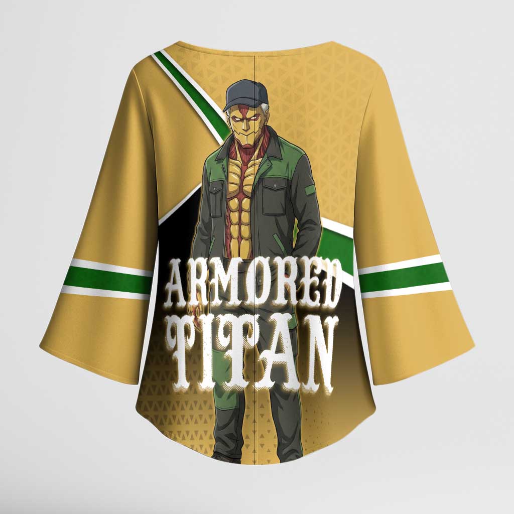 Armored Titan Attack on Titan Kimono Sleeve Blouse Anime Urban Warrior Style