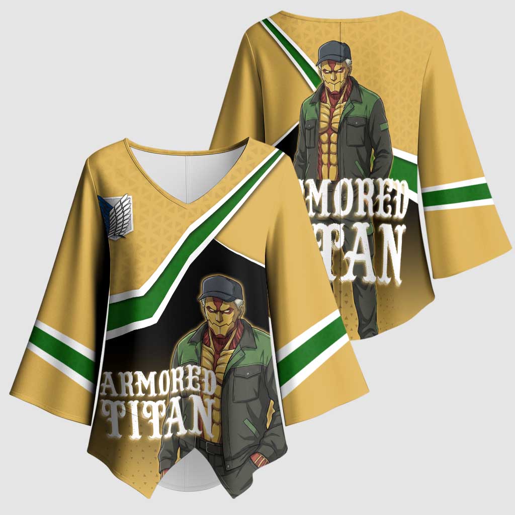 Armored Titan Attack on Titan Kimono Sleeve Blouse Anime Urban Warrior Style