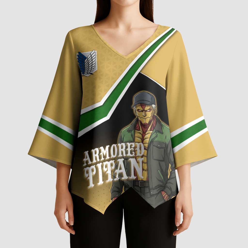 Armored Titan Attack on Titan Kimono Sleeve Blouse Anime Urban Warrior Style