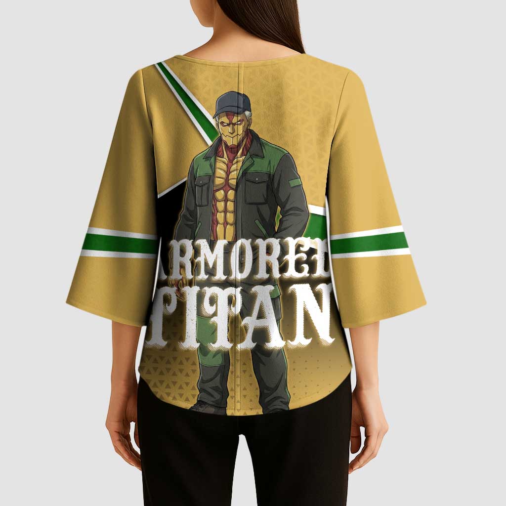Armored Titan Attack on Titan Kimono Sleeve Blouse Anime Urban Warrior Style