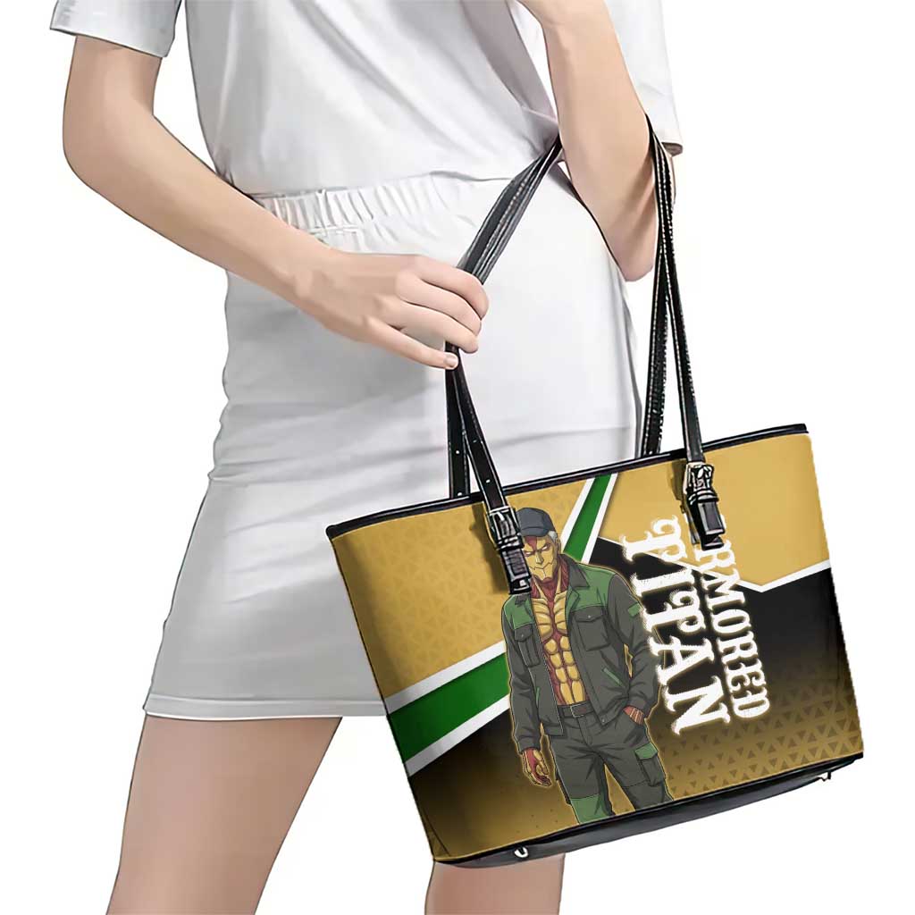 Armored Titan Attack on Titan Leather Tote Bag Anime Urban Warrior Style