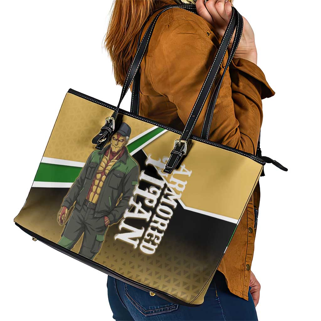 Armored Titan Attack on Titan Leather Tote Bag Anime Urban Warrior Style
