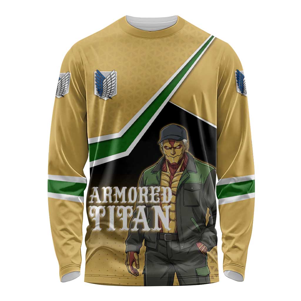 Armored Titan Attack on Titan Long Sleeve Shirt Anime Urban Warrior Style