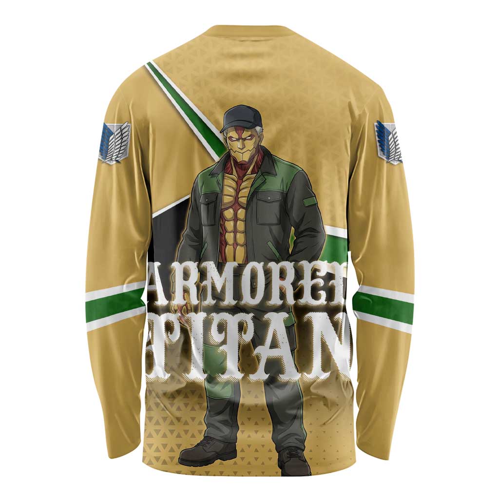 Armored Titan Attack on Titan Long Sleeve Shirt Anime Urban Warrior Style