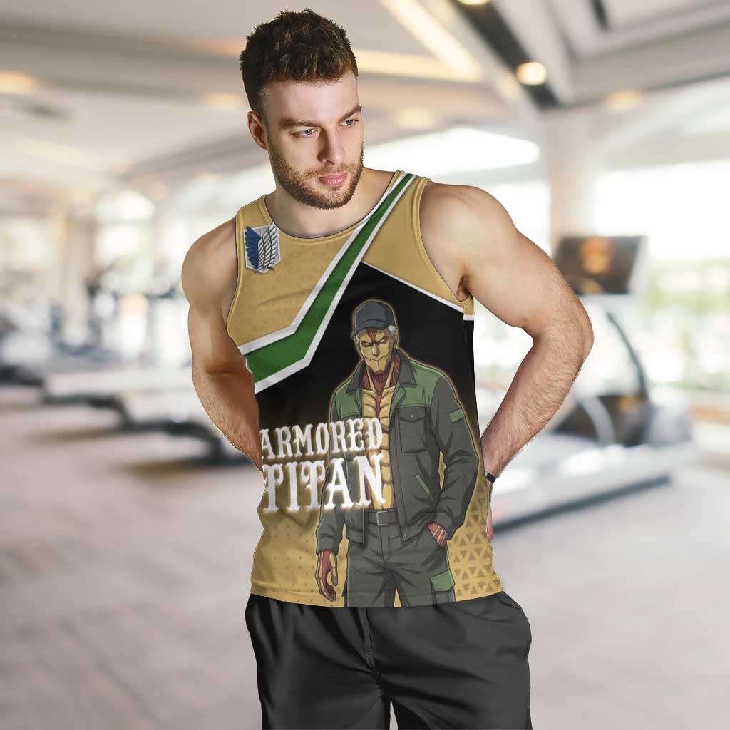 Armored Titan Attack on Titan Men Tank Top Anime Urban Warrior Style