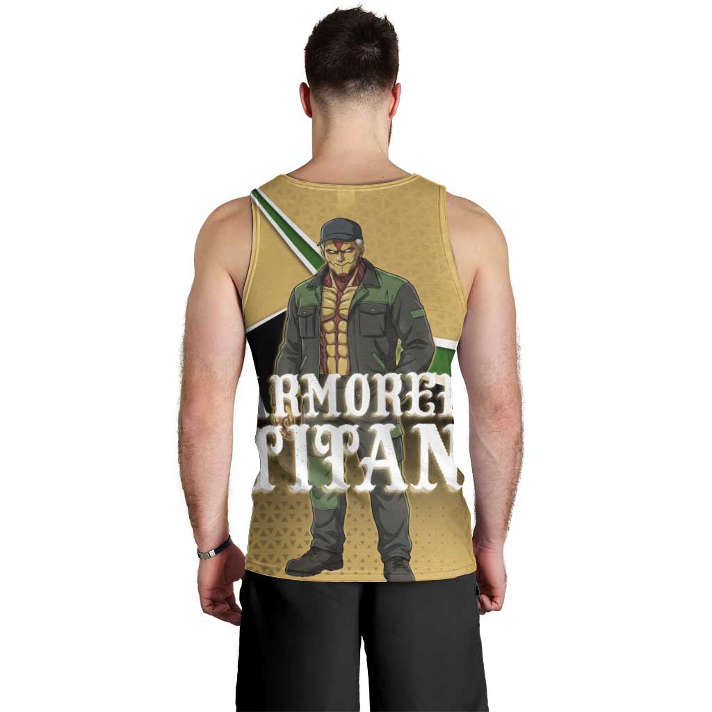 Armored Titan Attack on Titan Men Tank Top Anime Urban Warrior Style