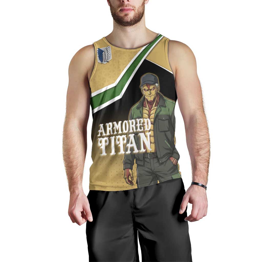 Armored Titan Attack on Titan Men Tank Top Anime Urban Warrior Style