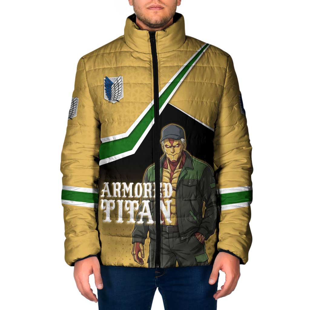 Armored Titan Attack on Titan Padded Jacket Anime Urban Warrior Style