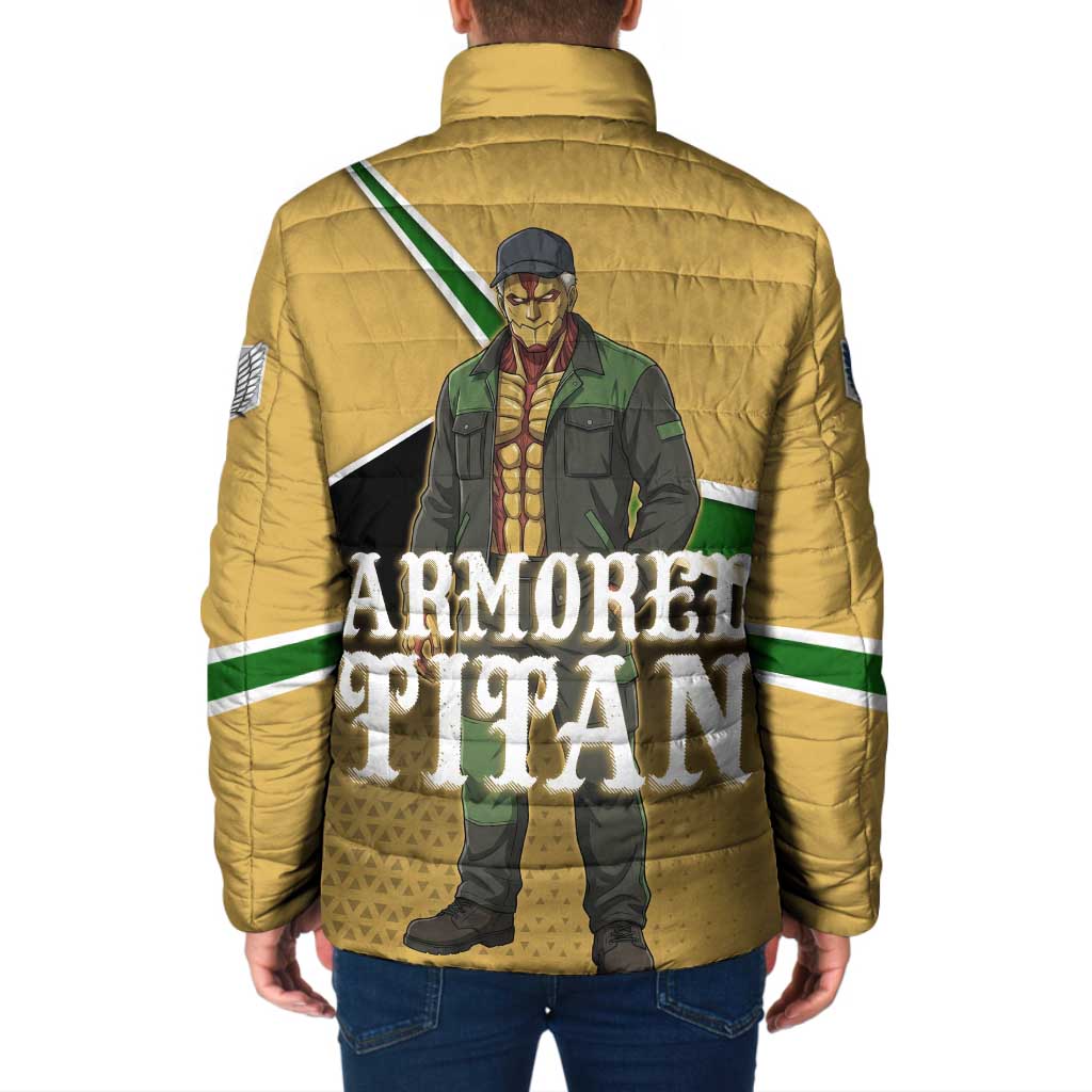 Armored Titan Attack on Titan Padded Jacket Anime Urban Warrior Style