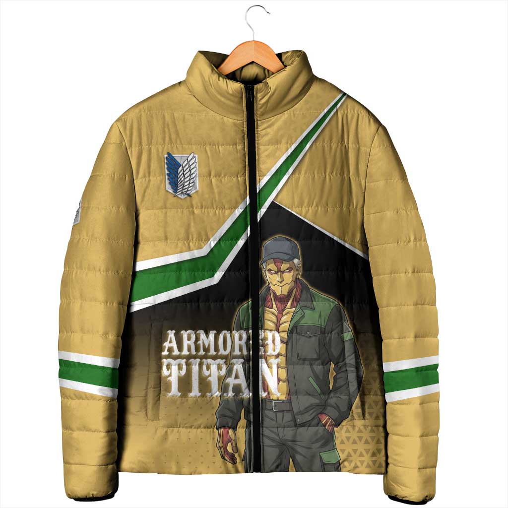 Armored Titan Attack on Titan Padded Jacket Anime Urban Warrior Style