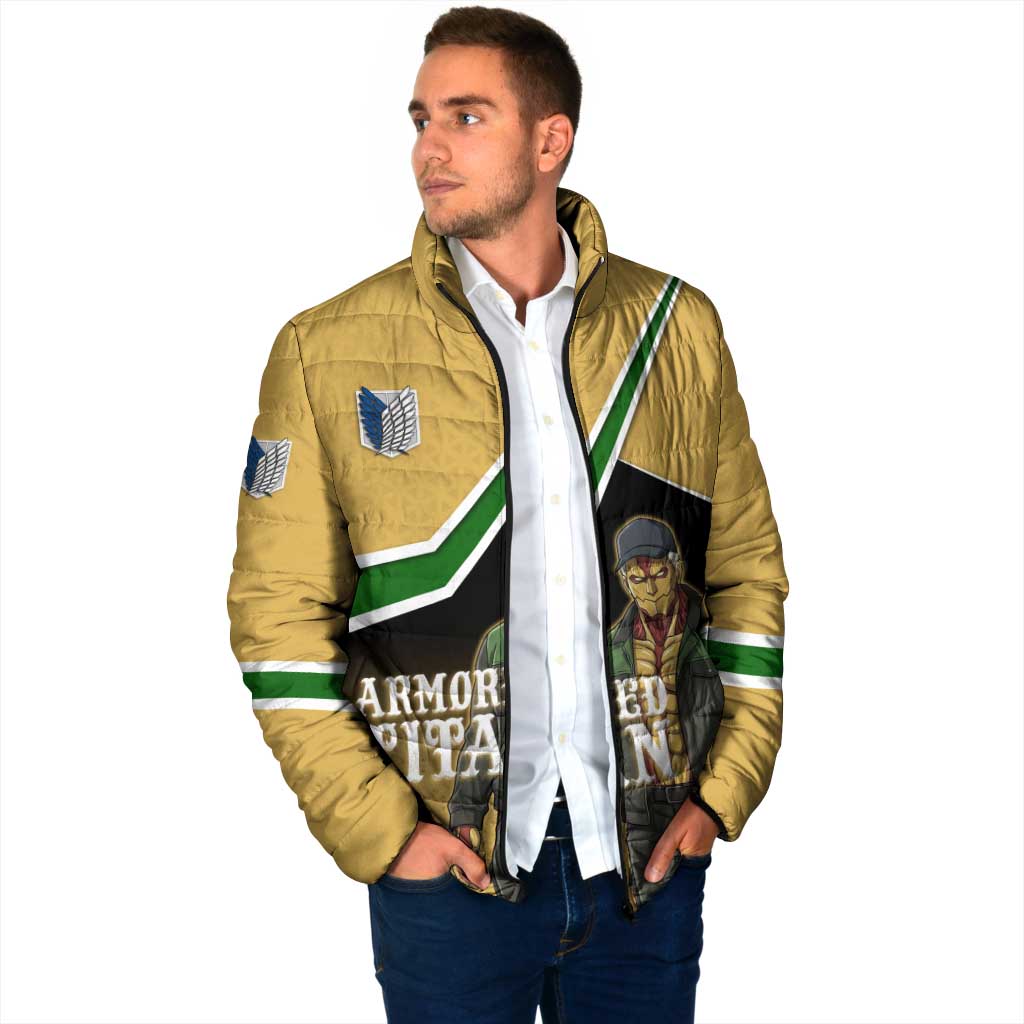 Armored Titan Attack on Titan Padded Jacket Anime Urban Warrior Style