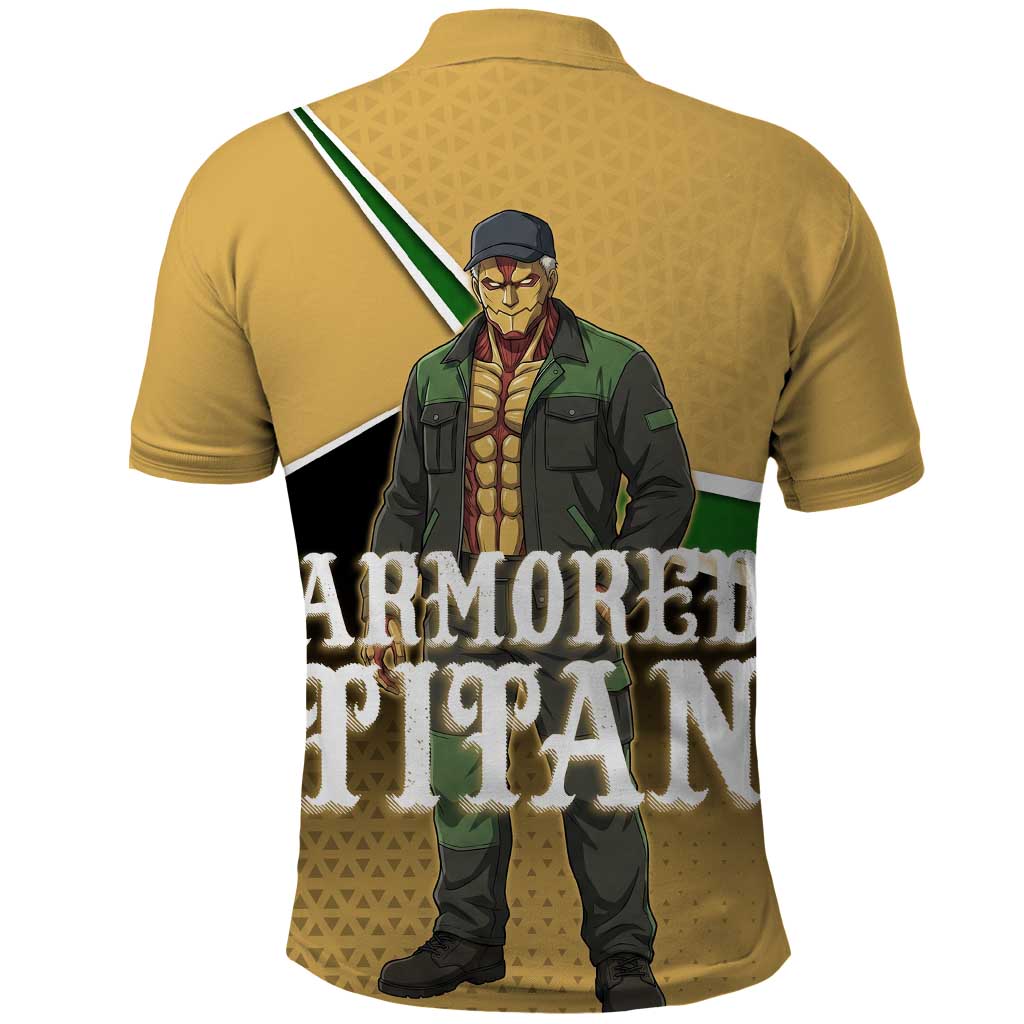 Armored Titan Attack on Titan Polo Shirt Anime Urban Warrior Style