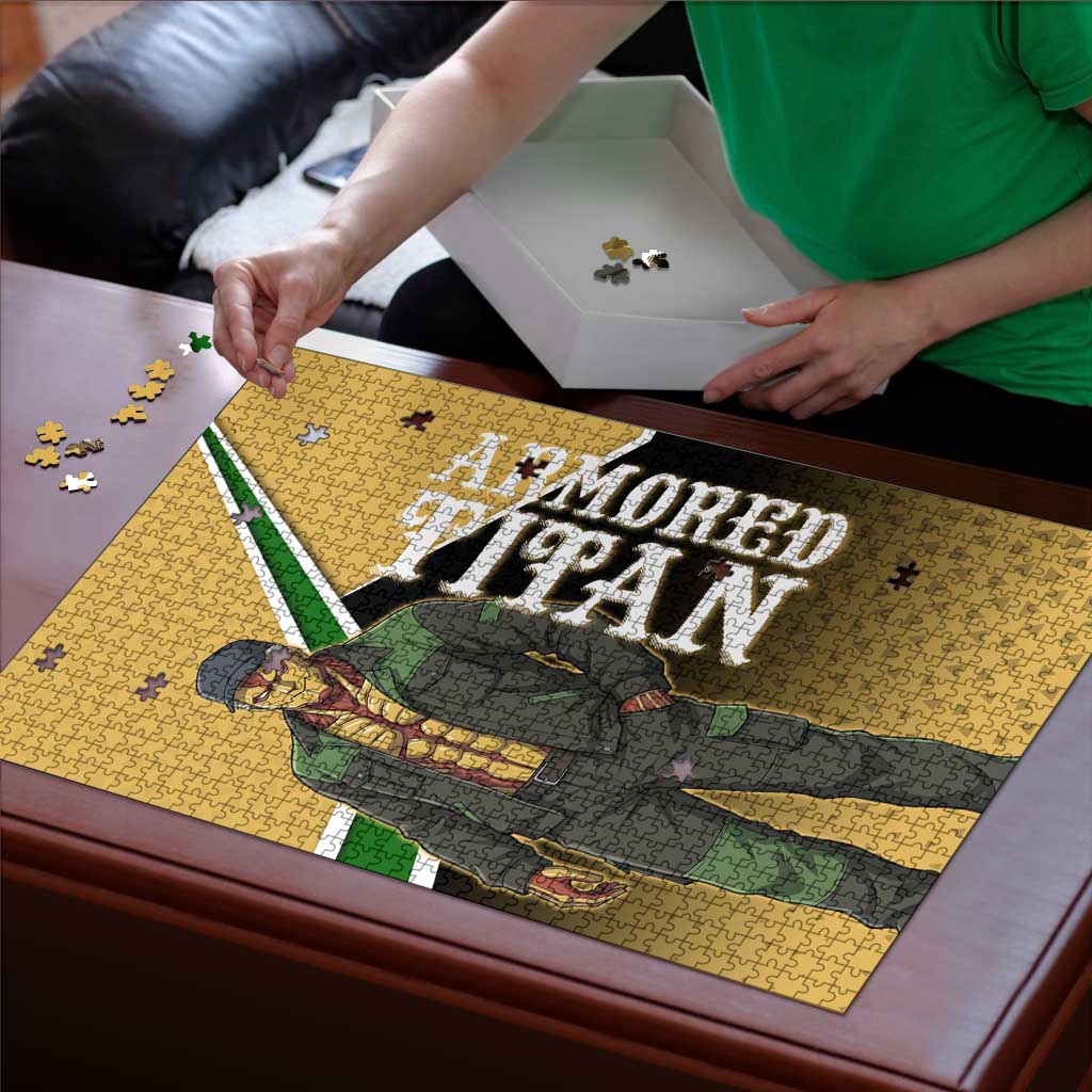 Armored Titan Attack on Titan Puzzle Anime Urban Warrior Style