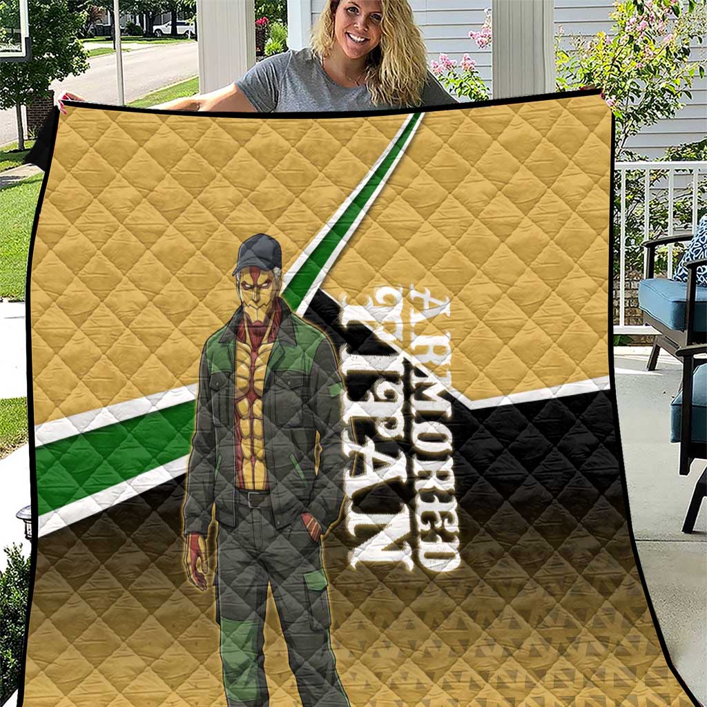 Armored Titan Attack on Titan Quilt Anime Urban Warrior Style
