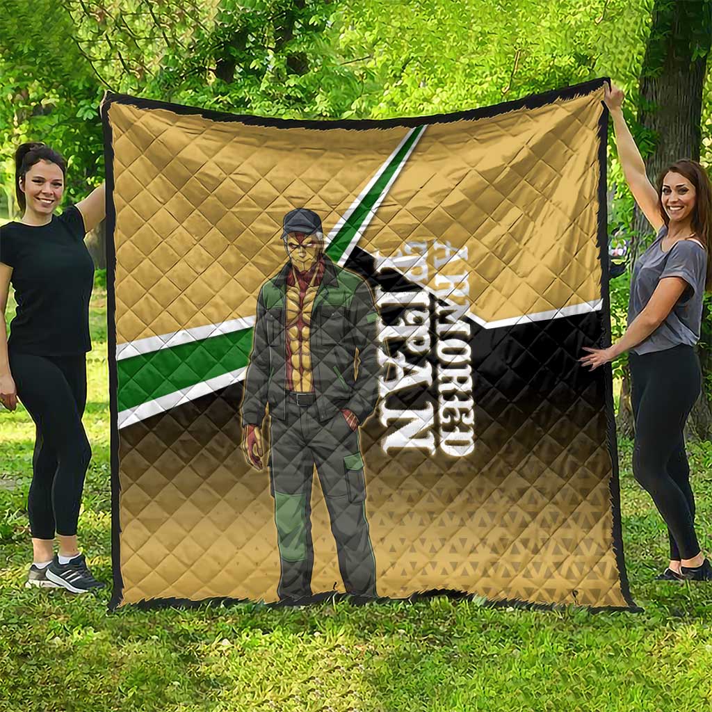 Armored Titan Attack on Titan Quilt Anime Urban Warrior Style