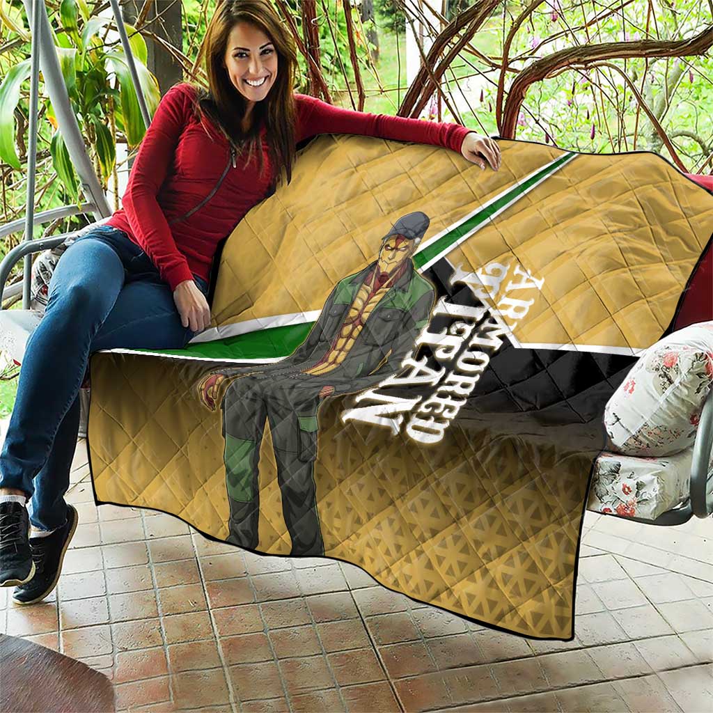 Armored Titan Attack on Titan Quilt Anime Urban Warrior Style