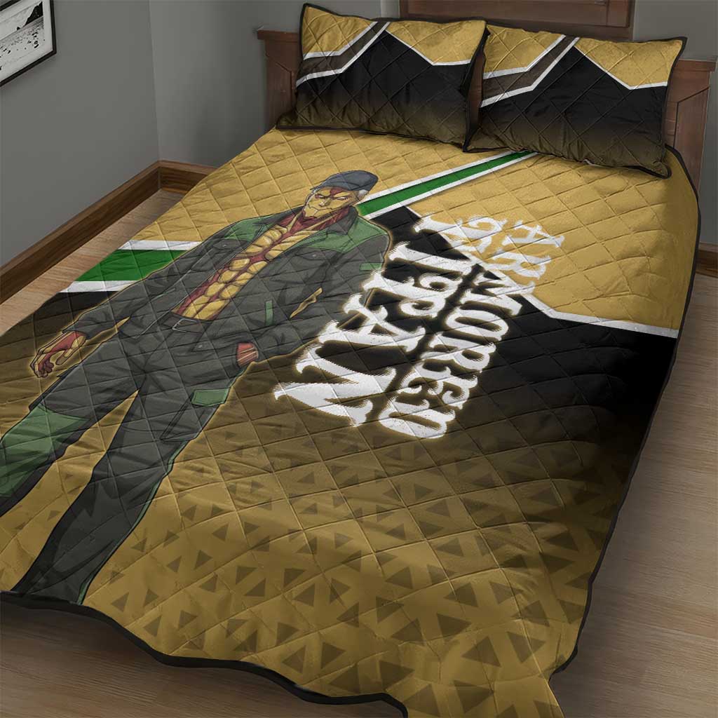 Armored Titan Attack on Titan Quilt Bed Set Anime Urban Warrior Style