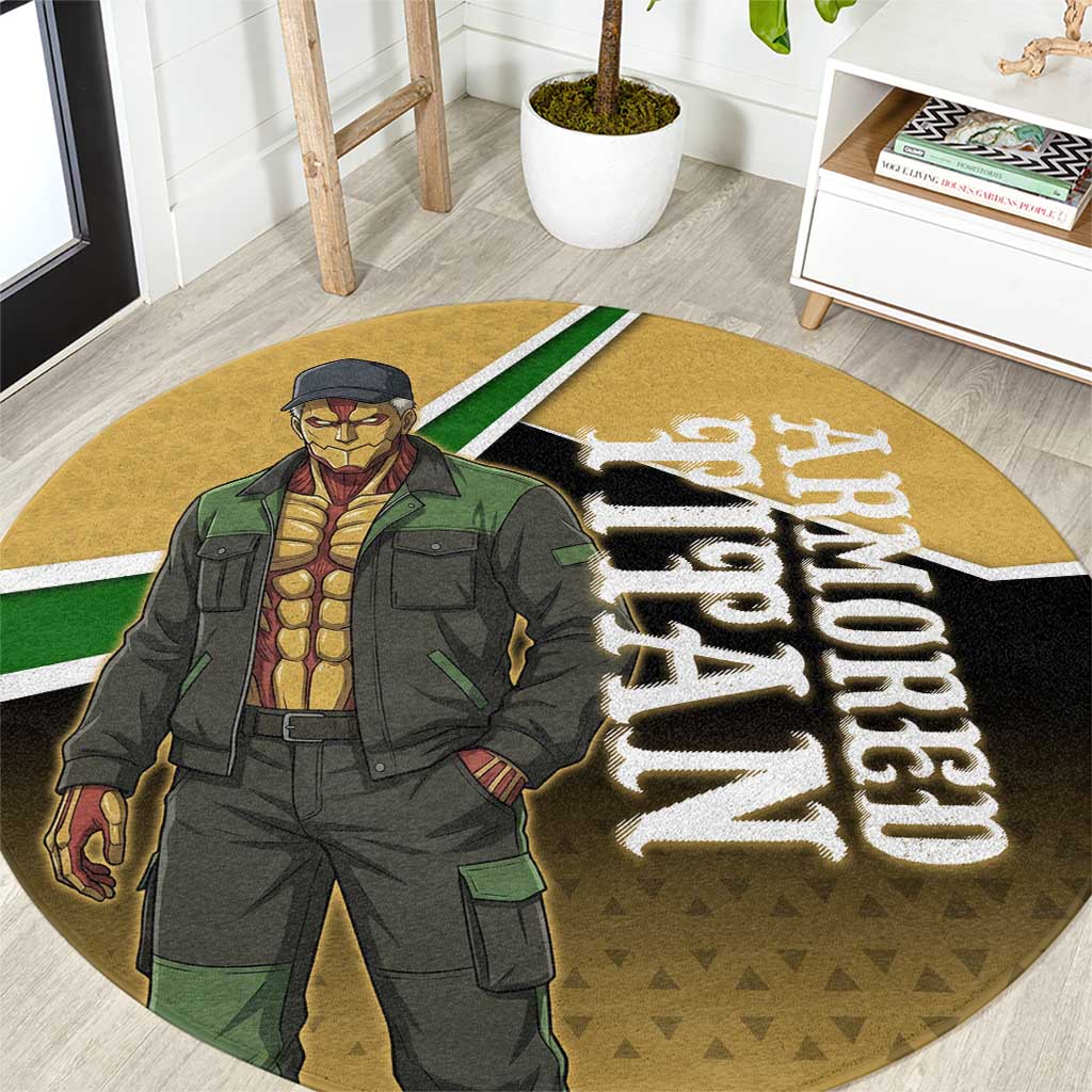 Armored Titan Attack on Titan Round Carpet Anime Urban Warrior Style