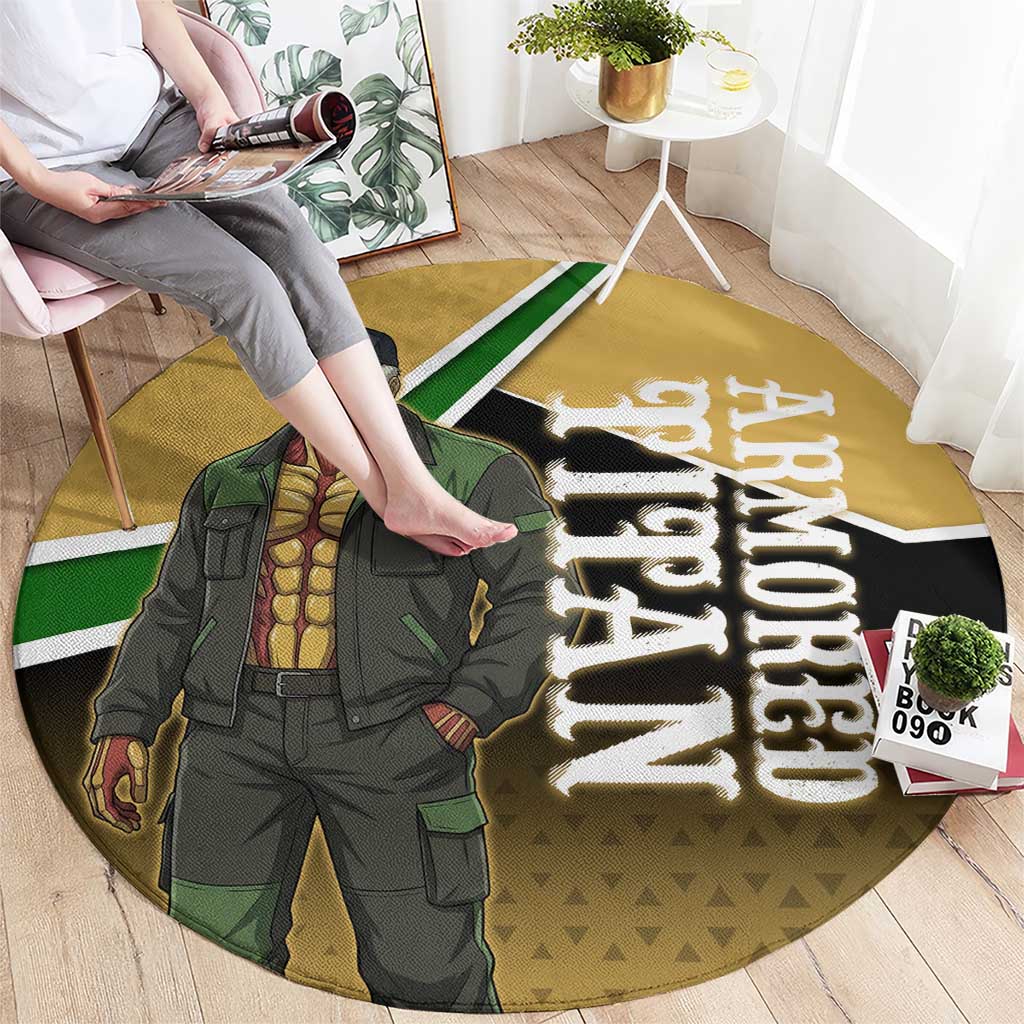 Armored Titan Attack on Titan Round Carpet Anime Urban Warrior Style
