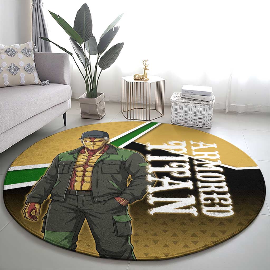 Armored Titan Attack on Titan Round Carpet Anime Urban Warrior Style