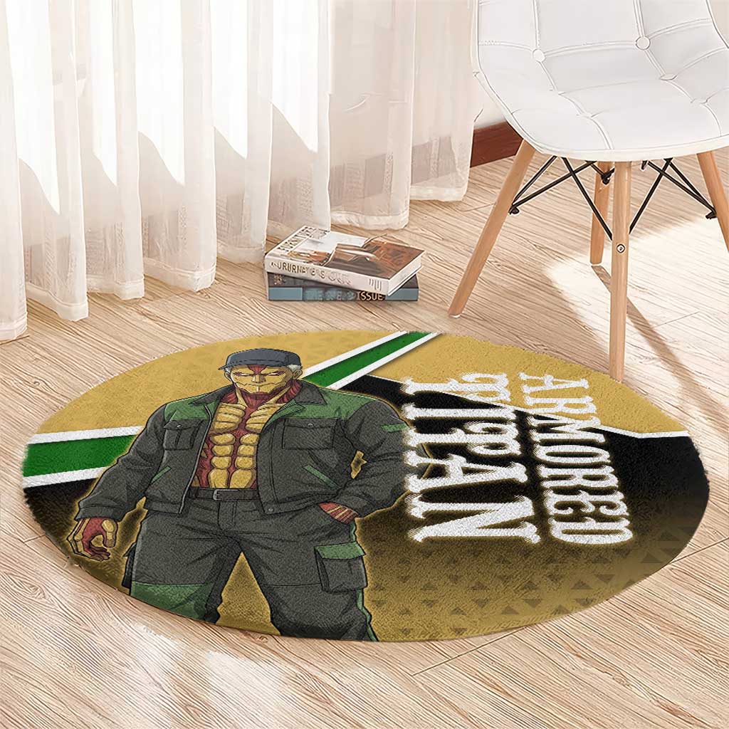 Armored Titan Attack on Titan Round Carpet Anime Urban Warrior Style