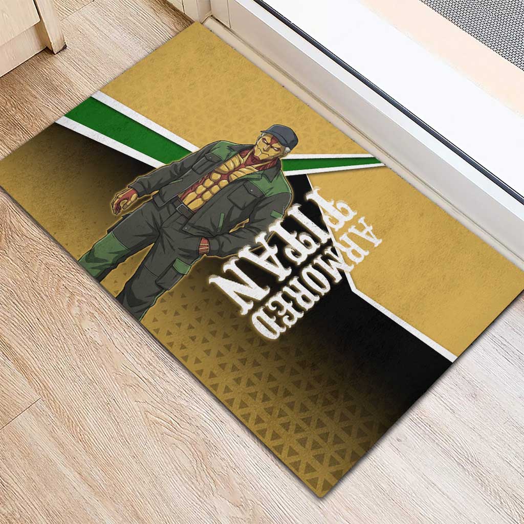 Armored Titan Attack on Titan Rubber Doormat Anime Urban Warrior Style