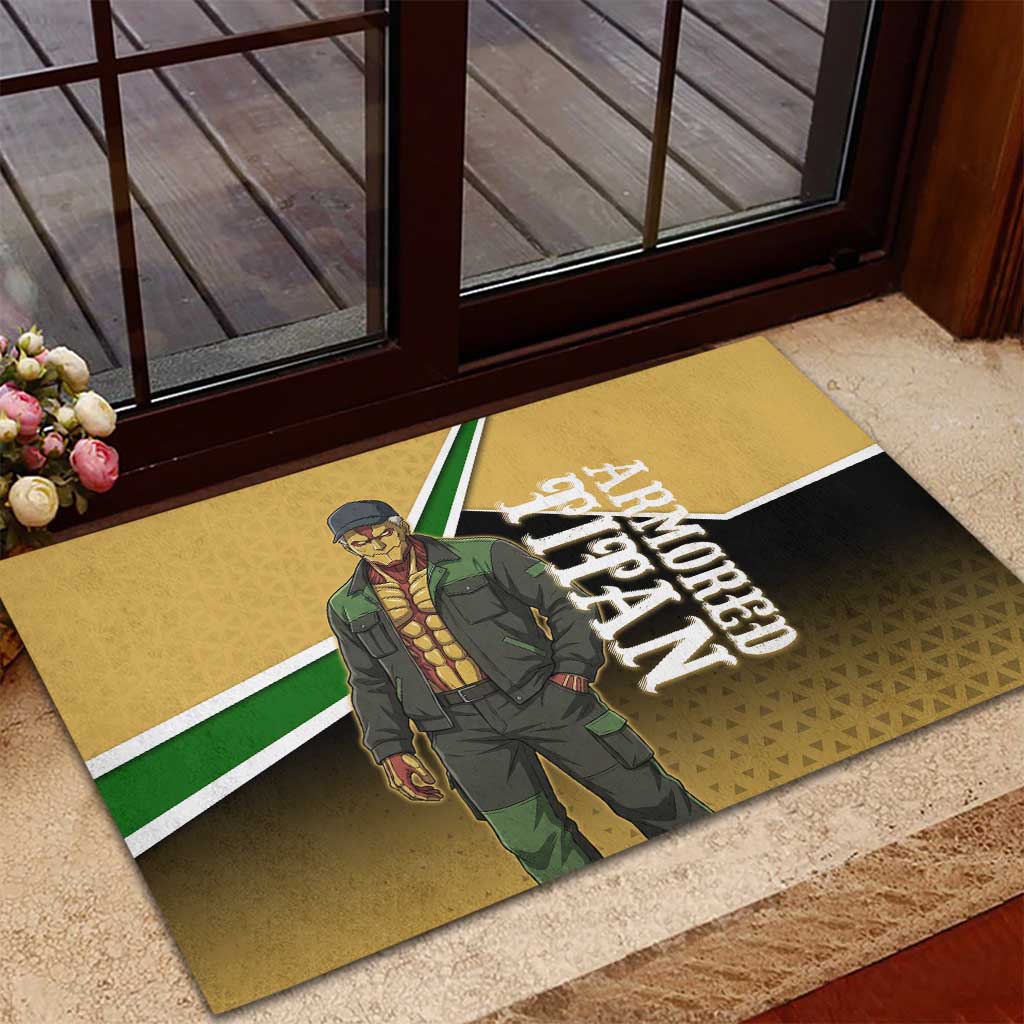 Armored Titan Attack on Titan Rubber Doormat Anime Urban Warrior Style