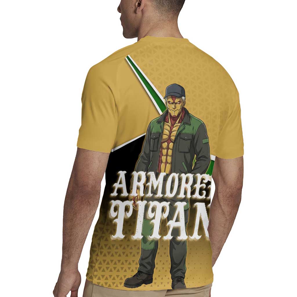 Armored Titan Attack on Titan Rugby Jersey Anime Urban Warrior Style