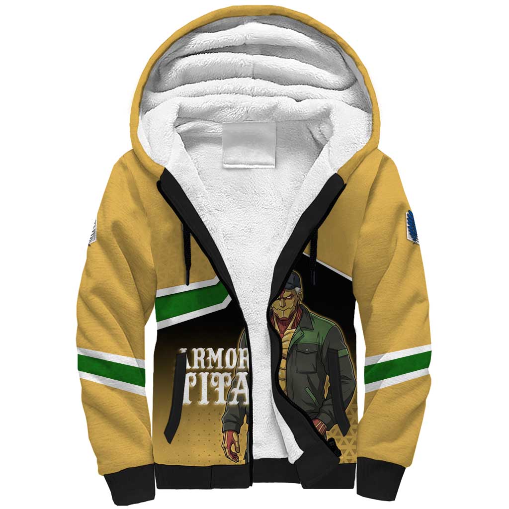 Armored Titan Attack on Titan Sherpa Hoodie Anime Urban Warrior Style