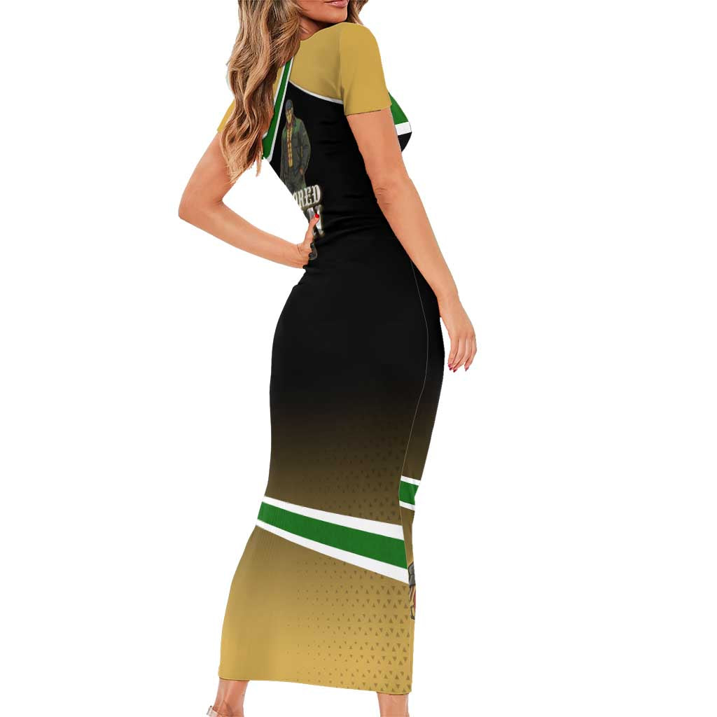 Armored Titan Attack on Titan Short Sleeve Bodycon Dress Anime Urban Warrior Style