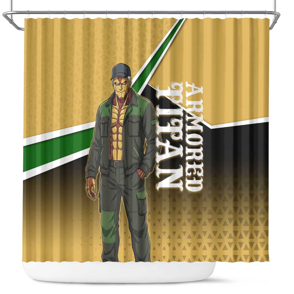 Armored Titan Attack on Titan Shower Curtain Anime Urban Warrior Style