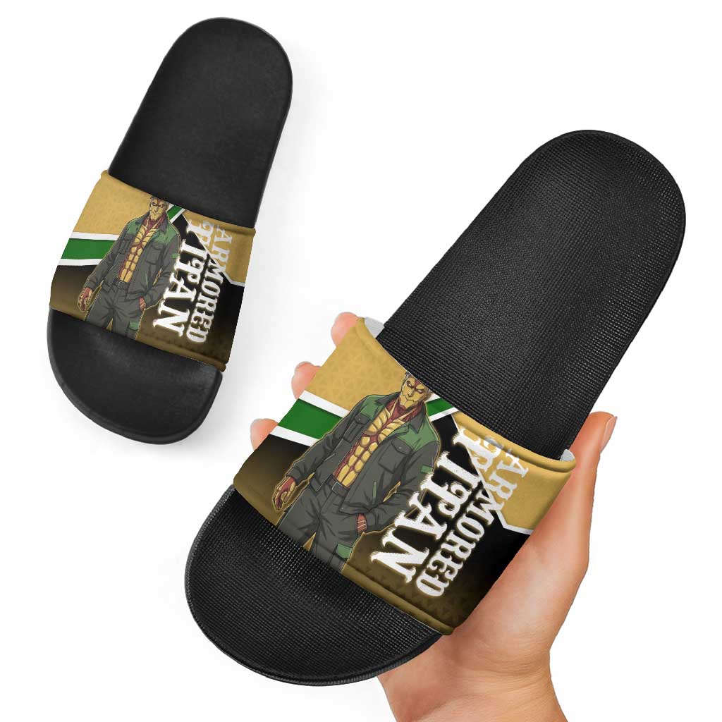 Armored Titan Attack on Titan Slide Sandals Anime Urban Warrior Style