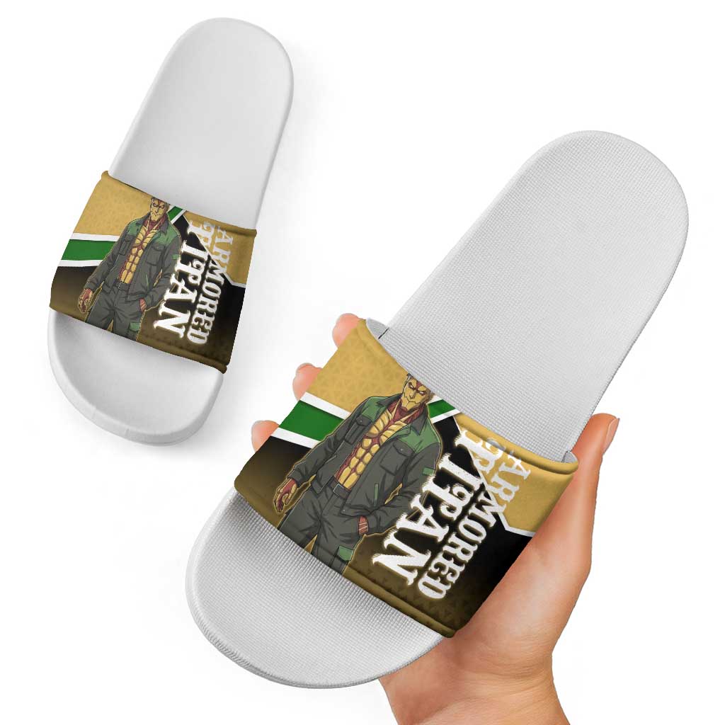 Armored Titan Attack on Titan Slide Sandals Anime Urban Warrior Style