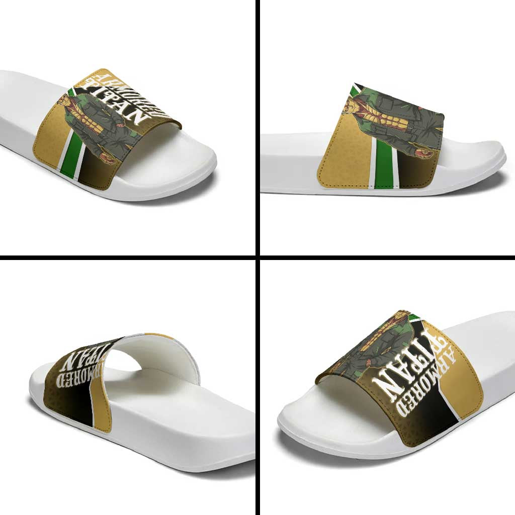 Armored Titan Attack on Titan Slide Sandals Anime Urban Warrior Style