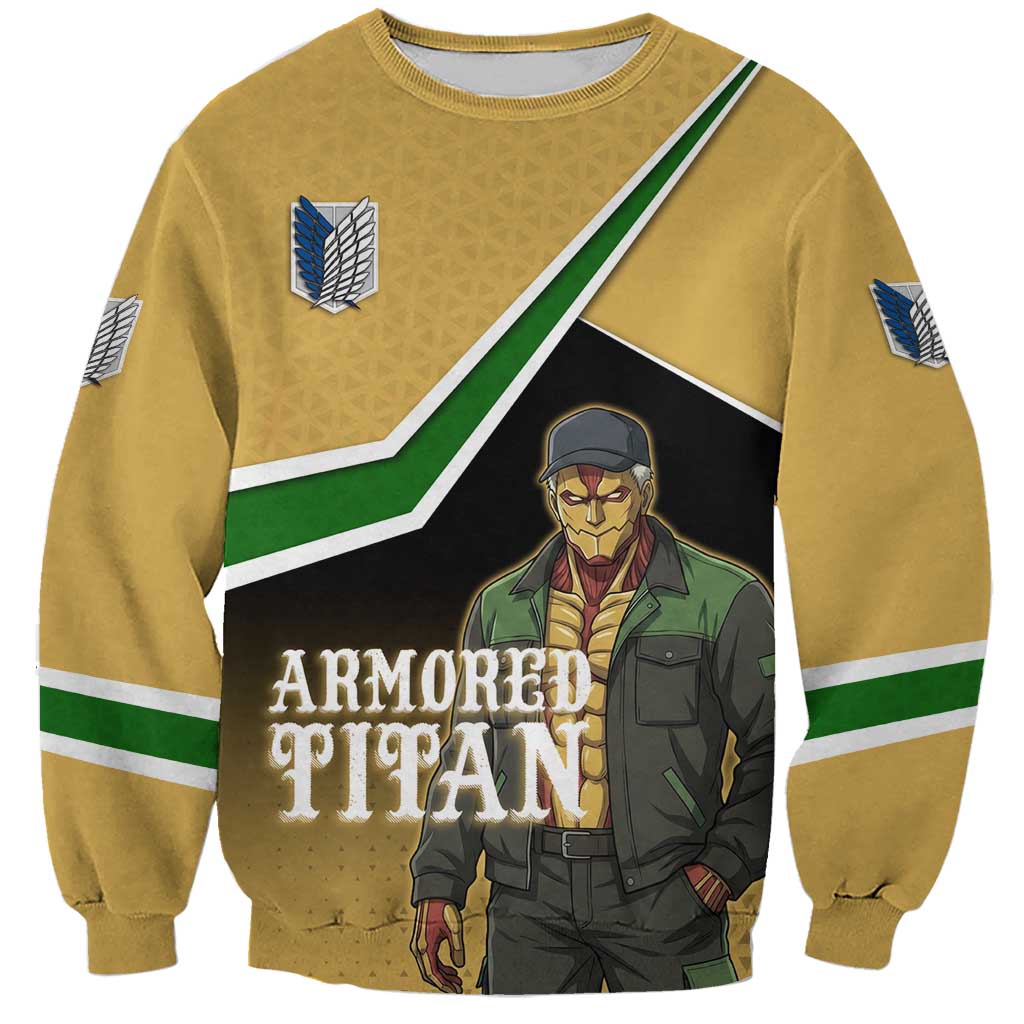 Armored Titan Attack on Titan Sweatshirt Anime Urban Warrior Style