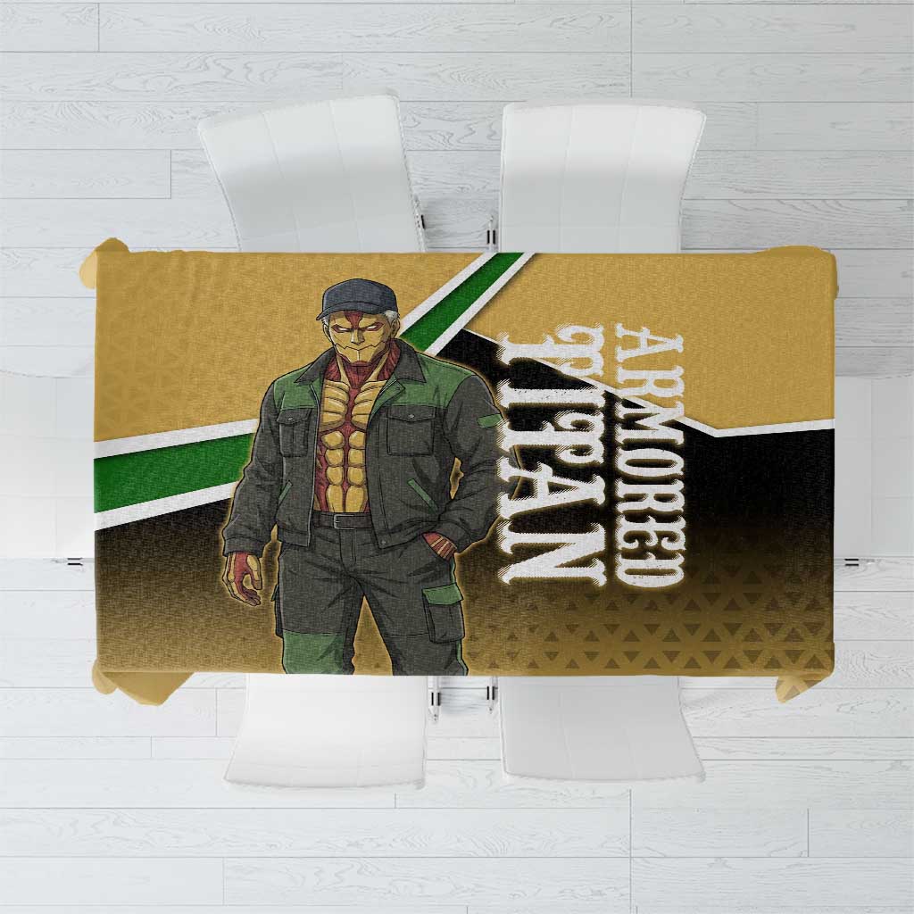 Armored Titan Attack on Titan Tablecloth Anime Urban Warrior Style