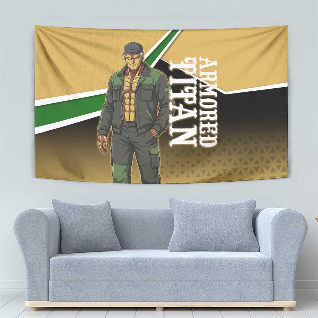 Armored Titan Attack on Titan Tapestry Anime Urban Warrior Style