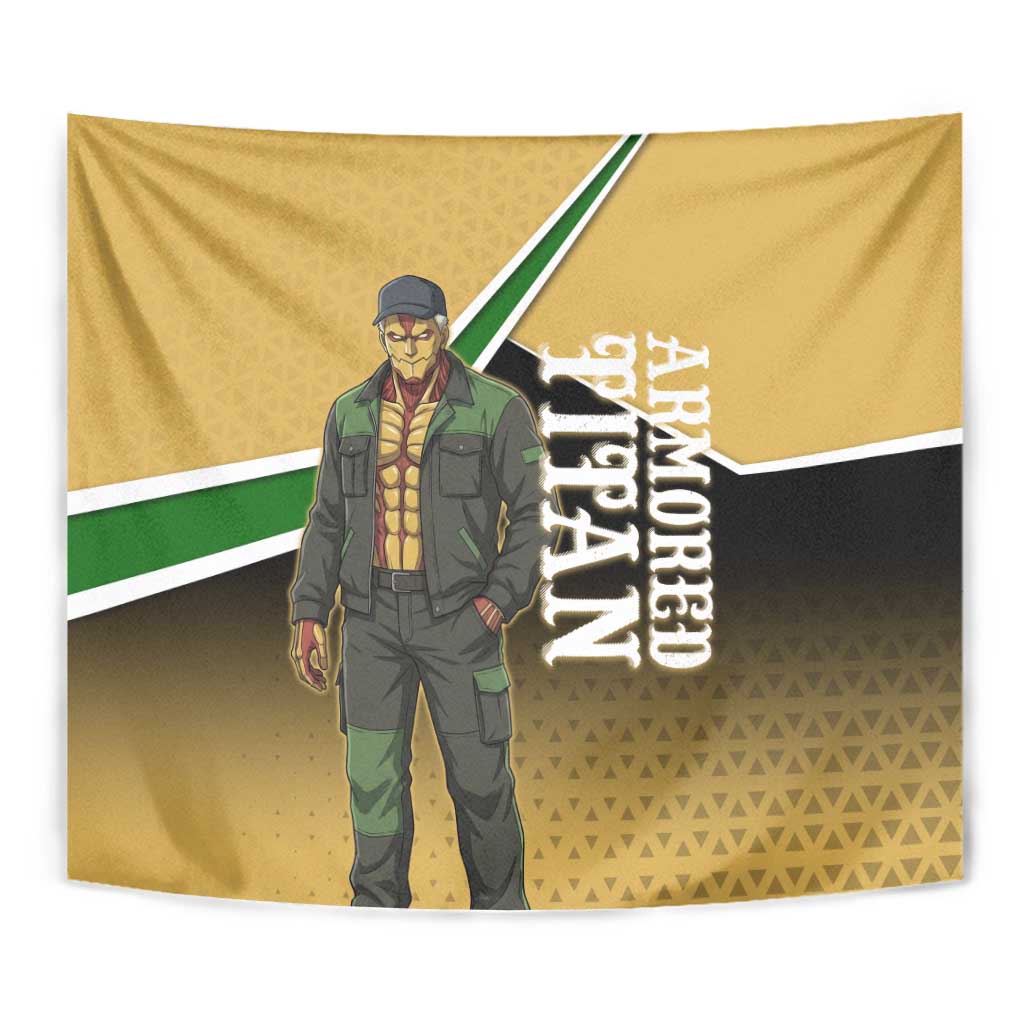 Armored Titan Attack on Titan Tapestry Anime Urban Warrior Style