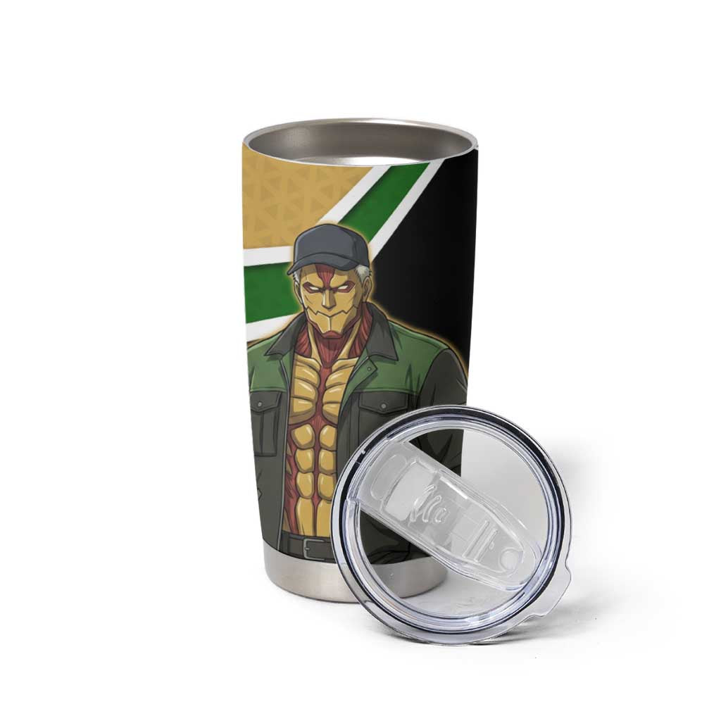 Armored Titan Attack on Titan Tumbler Cup Anime Urban Warrior Style