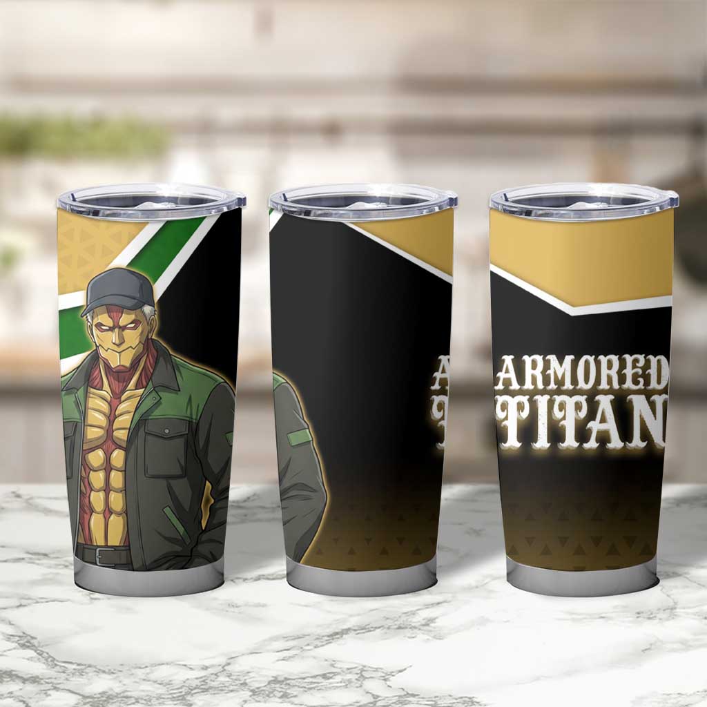 Armored Titan Attack on Titan Tumbler Cup Anime Urban Warrior Style