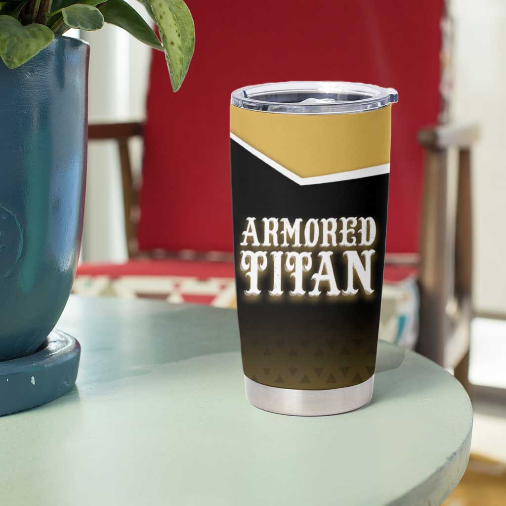 Armored Titan Attack on Titan Tumbler Cup Anime Urban Warrior Style