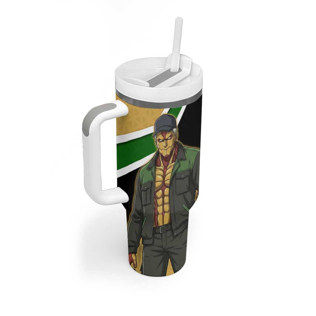 Armored Titan Attack on Titan Tumbler With Handle Anime Urban Warrior Style