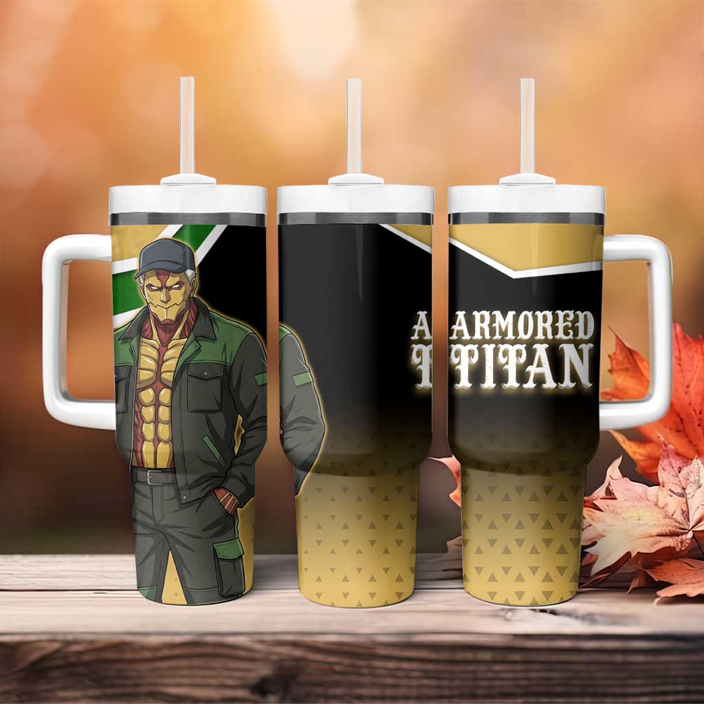 Armored Titan Attack on Titan Tumbler With Handle Anime Urban Warrior Style