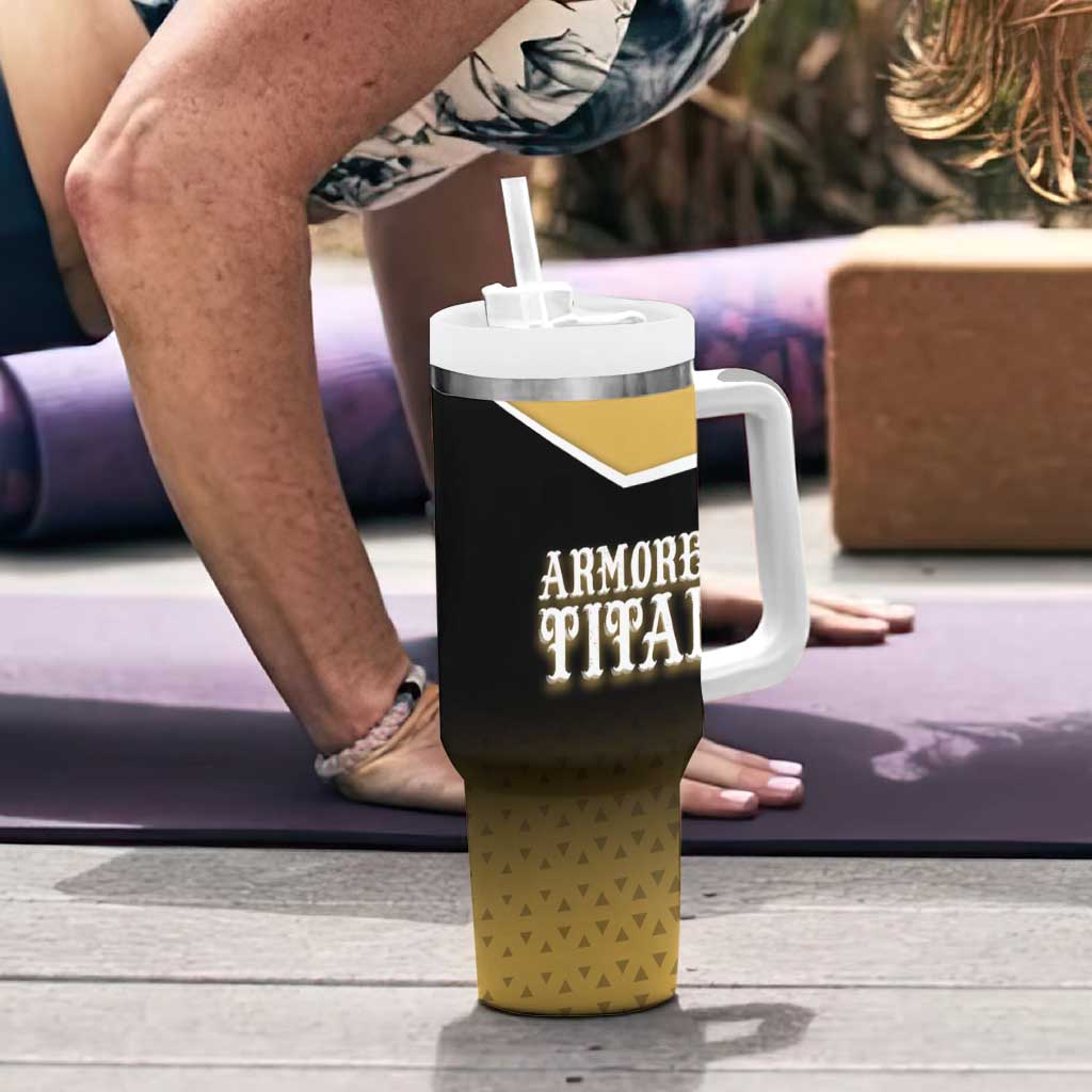 Armored Titan Attack on Titan Tumbler With Handle Anime Urban Warrior Style