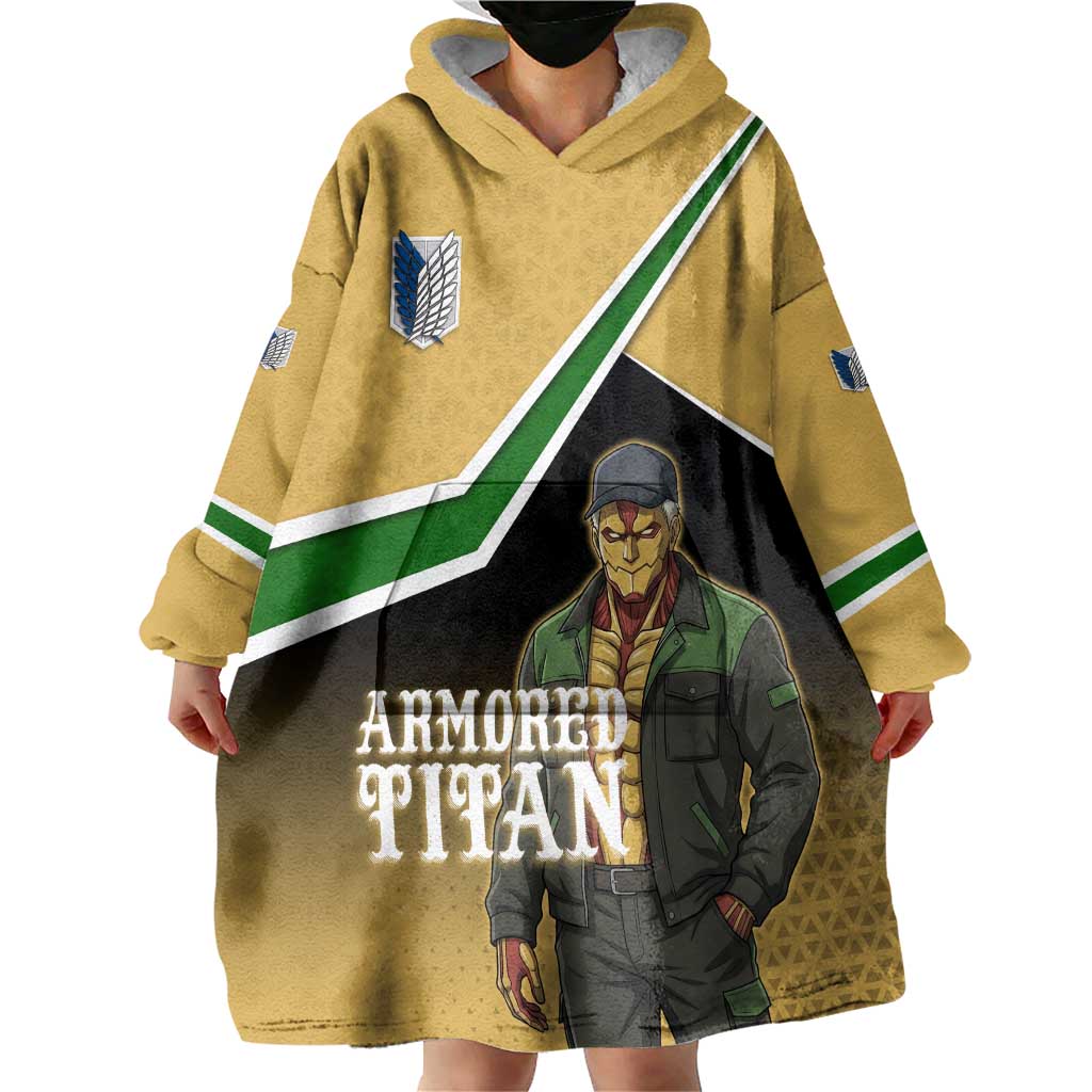 Armored Titan Attack on Titan Wearable Blanket Hoodie Anime Urban Warrior Style