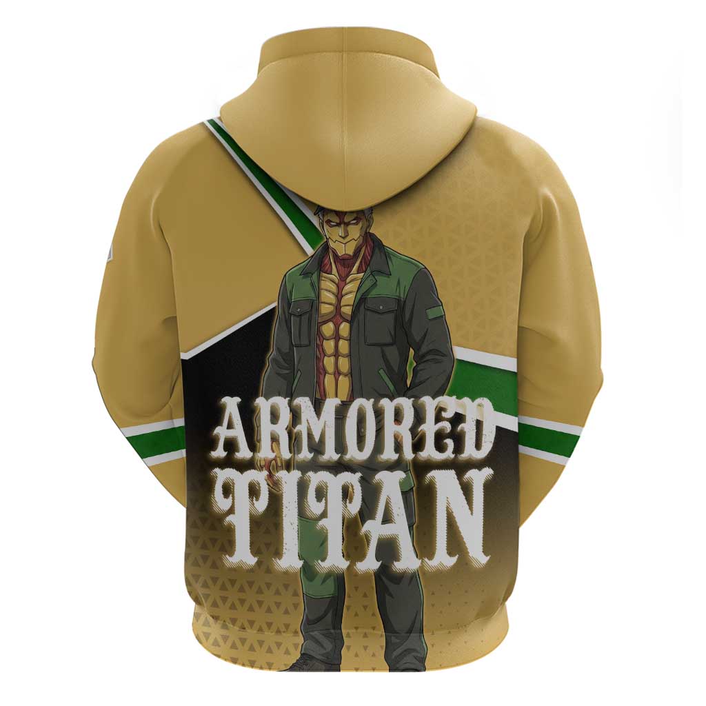 Armored Titan Attack on Titan Zip Hoodie Anime Urban Warrior Style