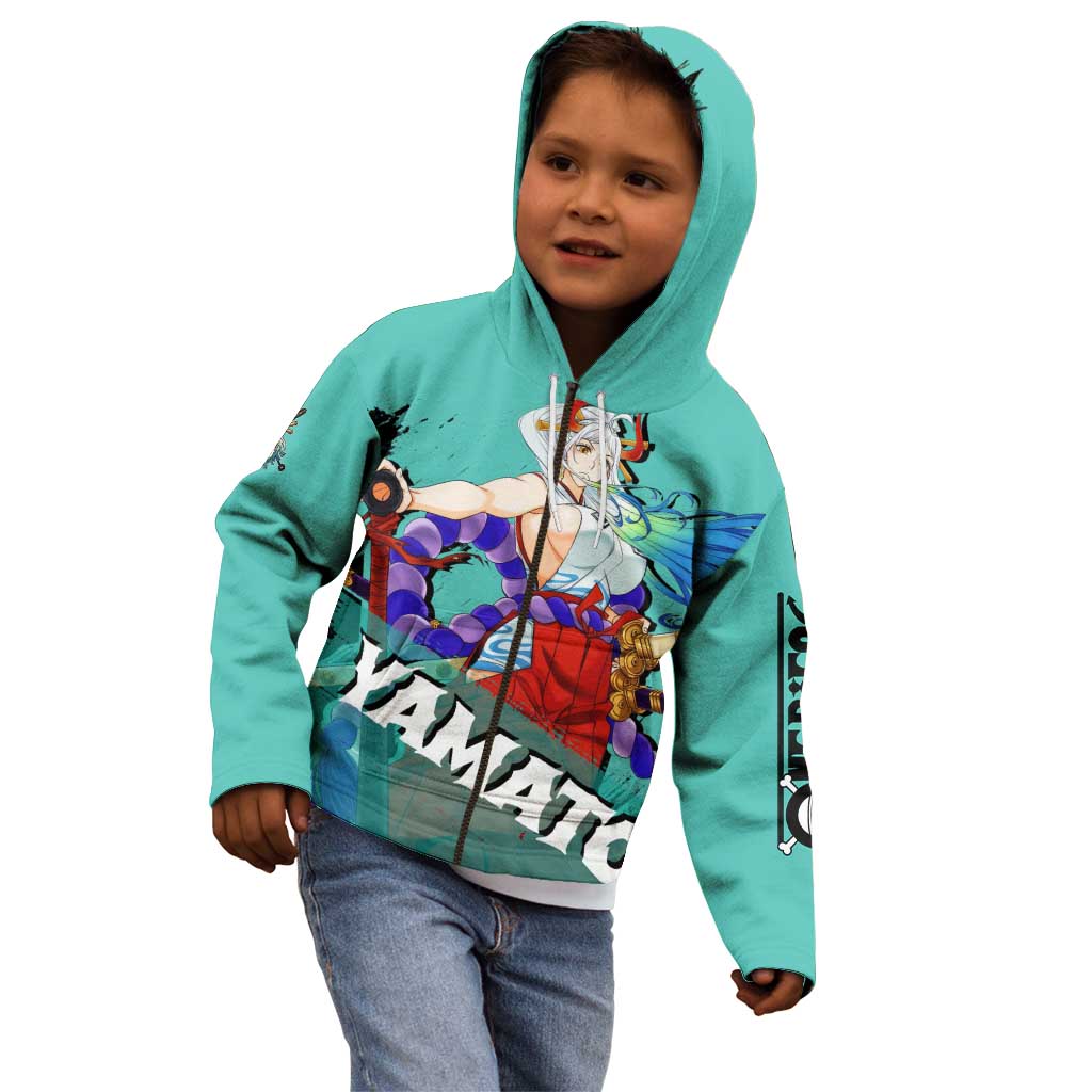 Yamato - One Piece Kid Hoodie Anime Style