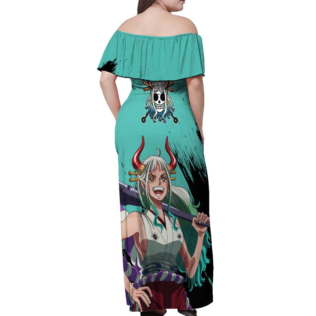 Yamato - One Piece Off Shoulder Maxi Dress Anime Style
