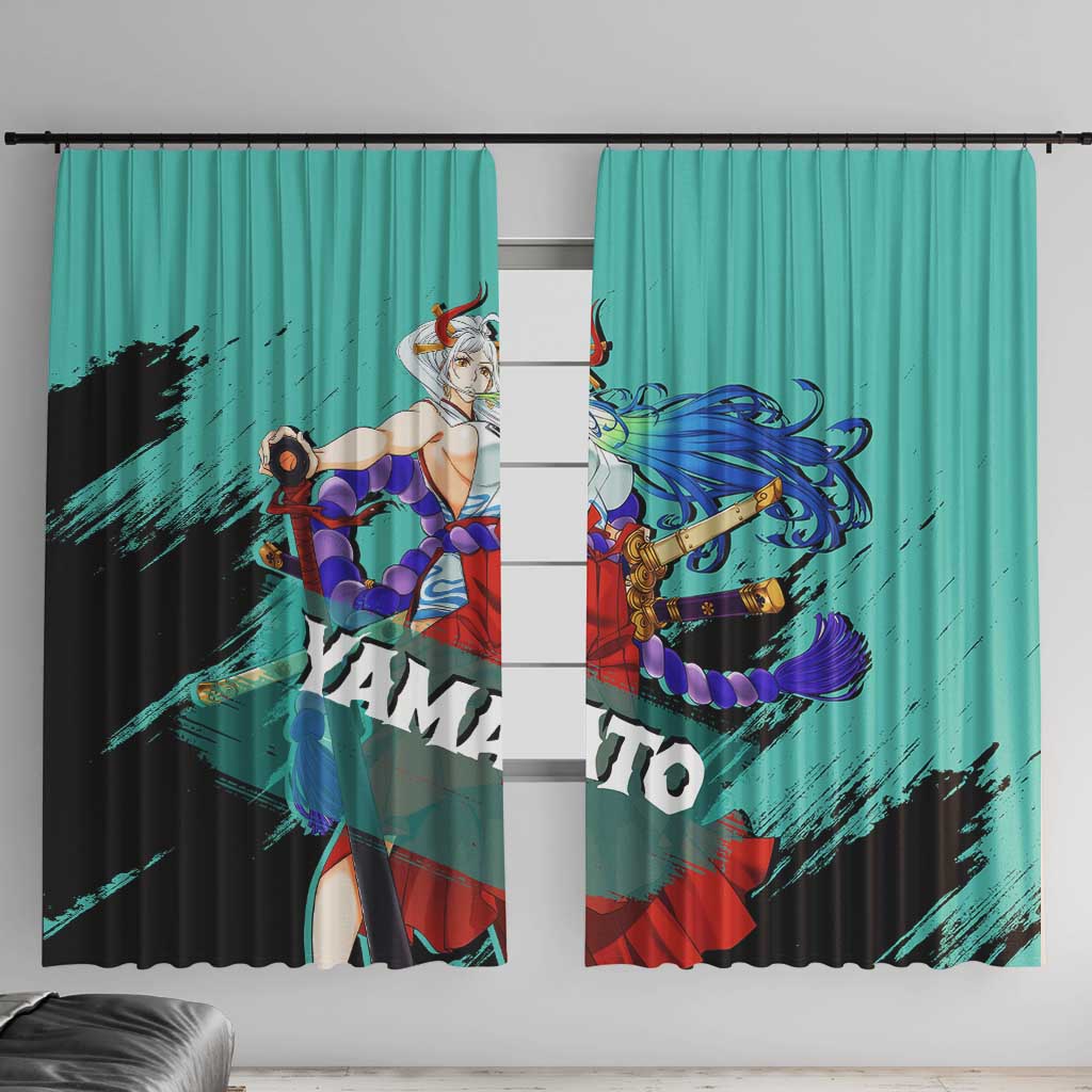 Yamato - One Piece Window Curtain Anime Style